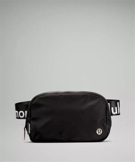 lululemon belt bag with logo on strap